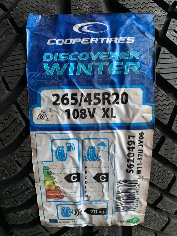 (4шт) нові 265/45R20 Cooper Discoverer Winter (108V) зимові шини