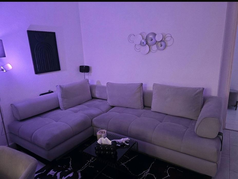 Szara Kanapa z funkcja spania