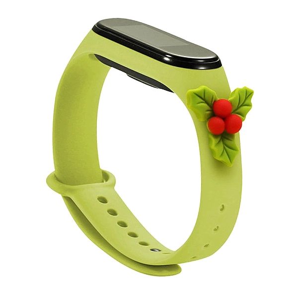 Strap Xmas opaska do Xiaomi Mi Band 6 / Mi Band 5 świąteczny silikonow