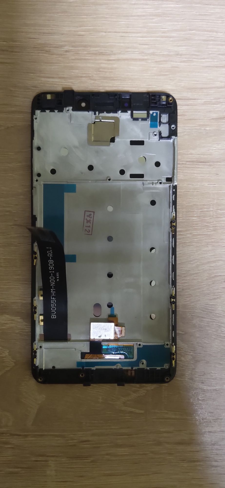 LCD дисплей, модуль Xiaomi RedMi Note 4 чорний, оригінал в рамці