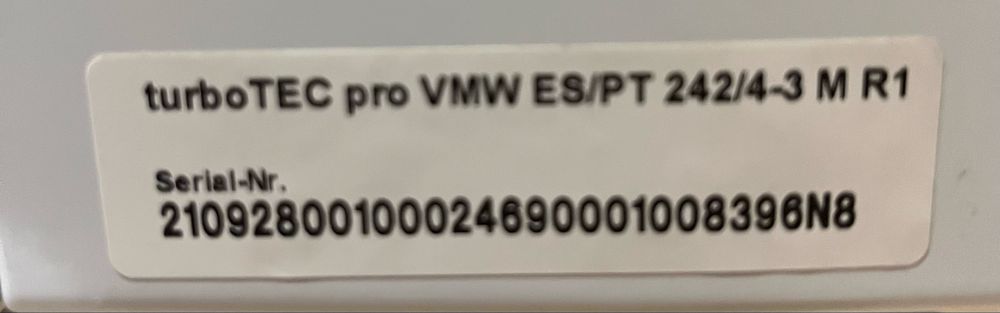 Caldeira Vaillant turbotec pro - peças