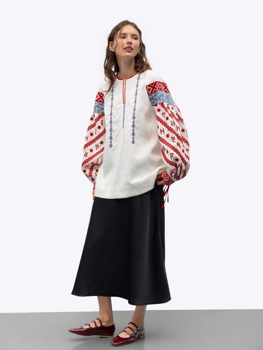 Etnodim жіноча вишита сорочка, вишиванка, вишита блуза Rutenia м - л