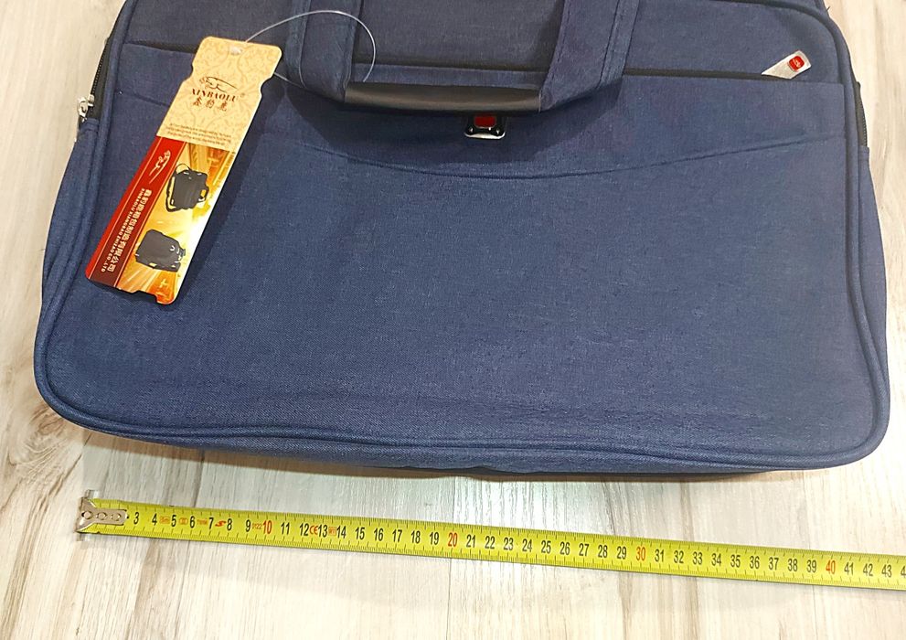 Torba na Laptopa 15 cali Teczka na Dokumenty Nowa Granatowa