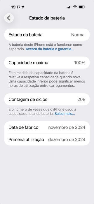 Apple Iphone 16 Pro Max 512GB Titânio Preto fatura garantia imaculado