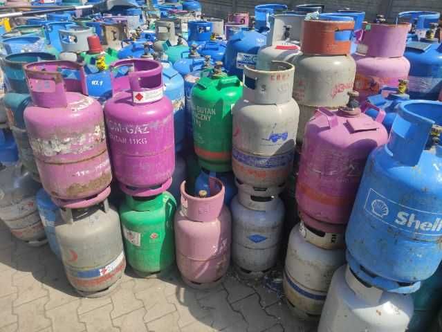 Butle na gaz propan butan , butla gazowa 11 kg używana
