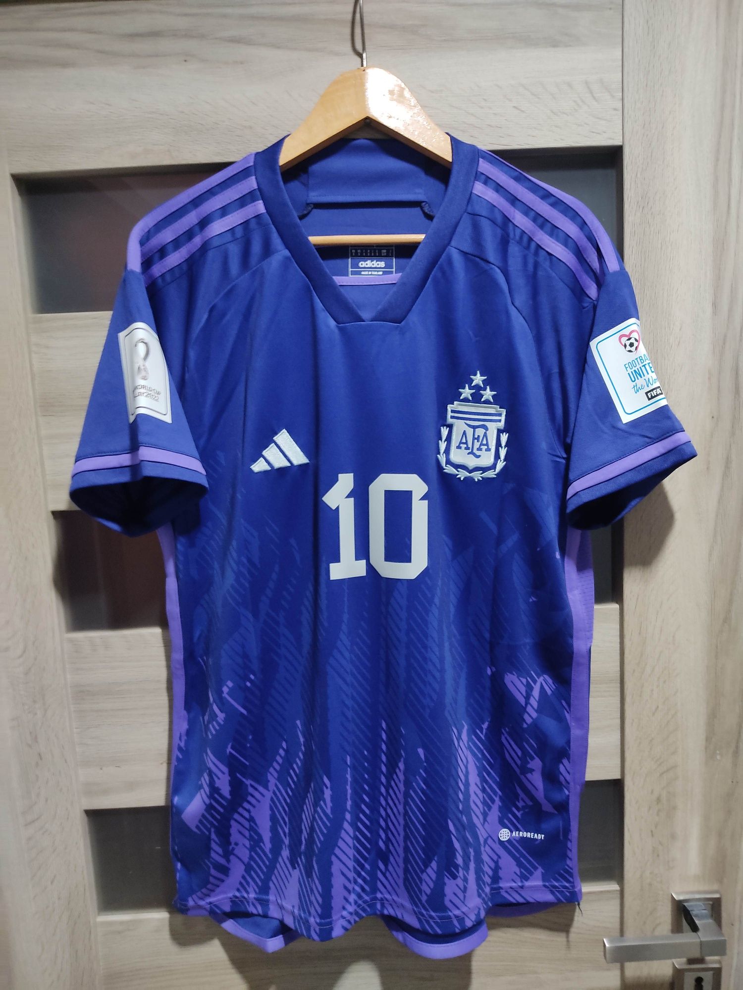 Koszulka wyjazdowa Reprezentacji Argentyny Messi 10 S-XXL