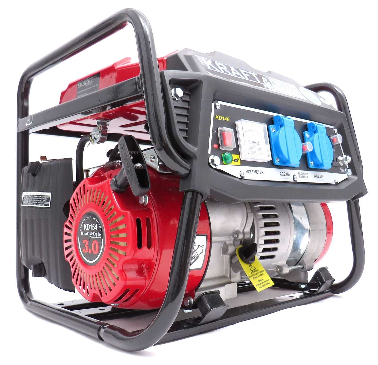 KRAFT&DELE Agregat Prądotwórczy Generator Prądu 1500w 230v KD146