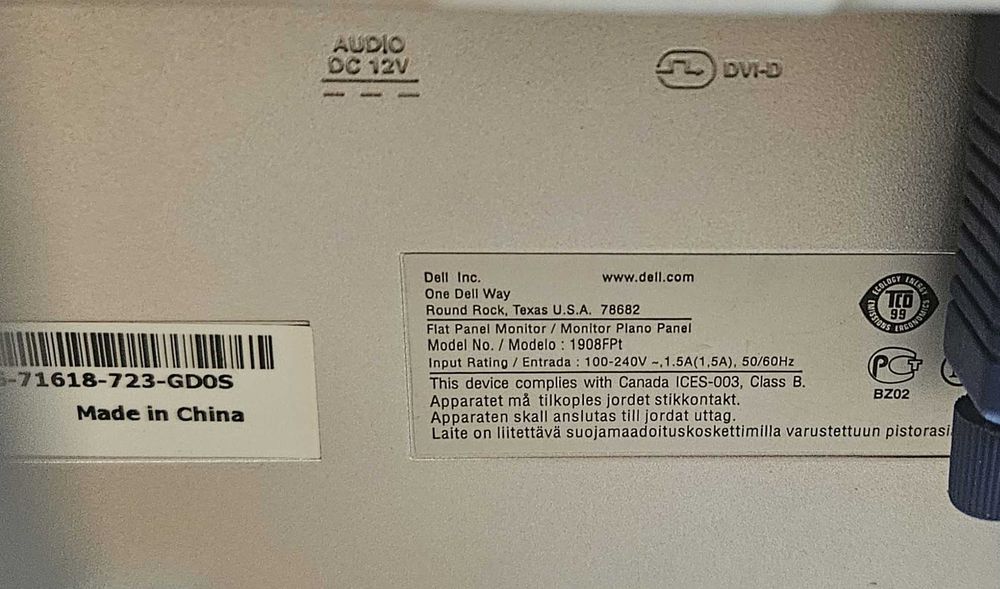 Monitor DELL usado em bom estado