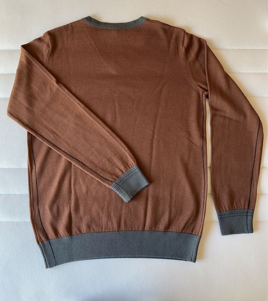 Sweater Camel/Cinza da Decenio