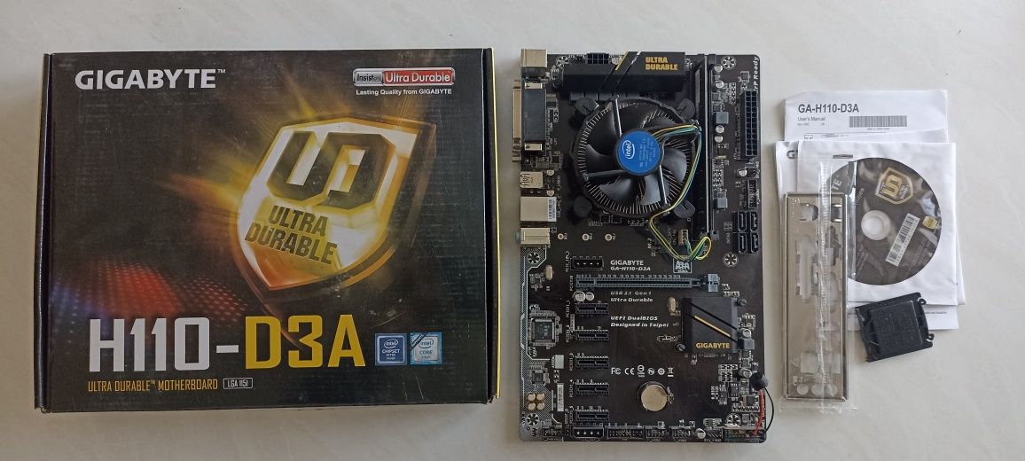 Комплект  GIGABYTE H110-D3A Celeron G3900 DDR4 8Гб
