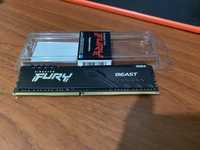 Оперативная память kingston Fury на 16гб 3600Hz