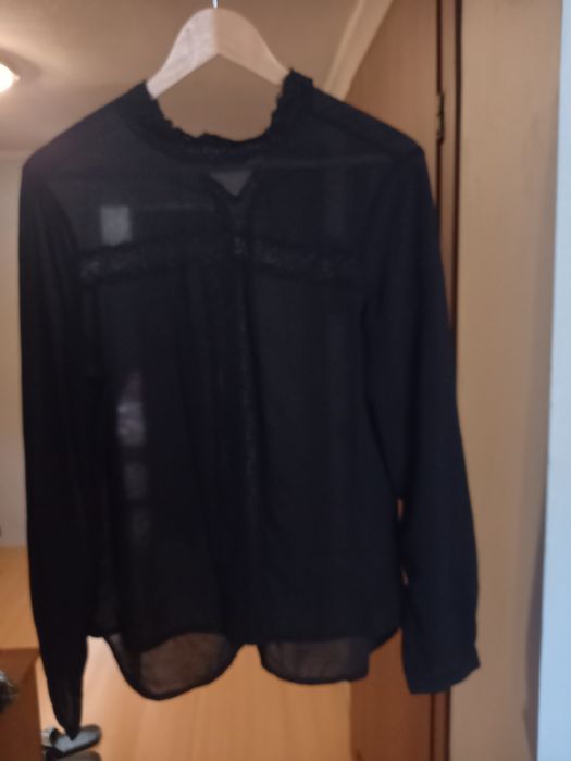 bluzka z koronką  boohoo