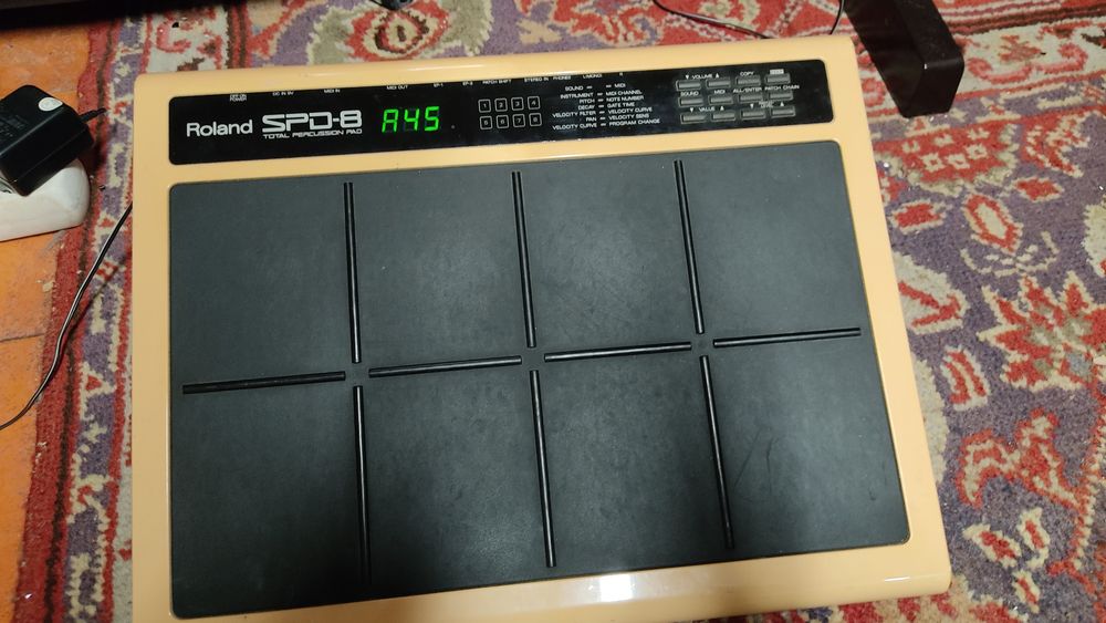 Roland SPD-8 Total Percussion Pad anos 90 Drum pad vintage