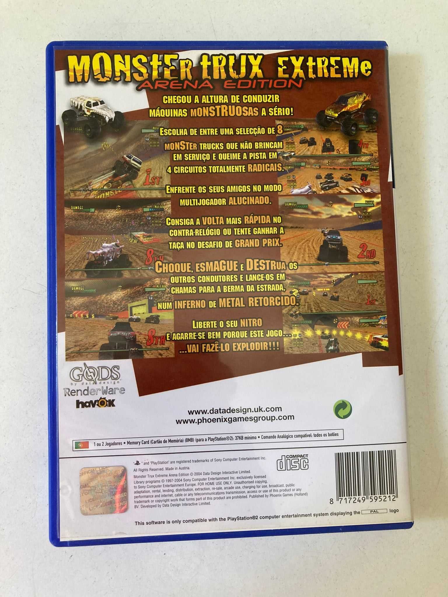 PS2 - Monster Trux Extreme Arena Edition