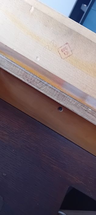 Szafka vintage pod maszynę do szycia Łucznik - oryginał PRL, 1974r.