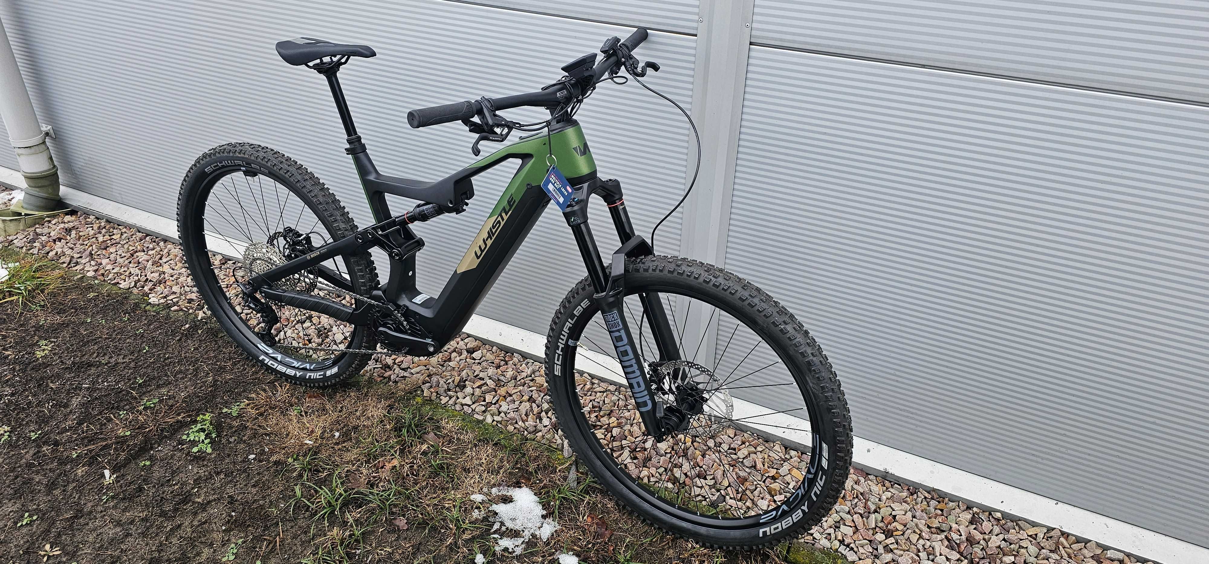 Rower elektryczny MTB Whistle B-Rush C7.4 Karbon, Bosch 750Wh