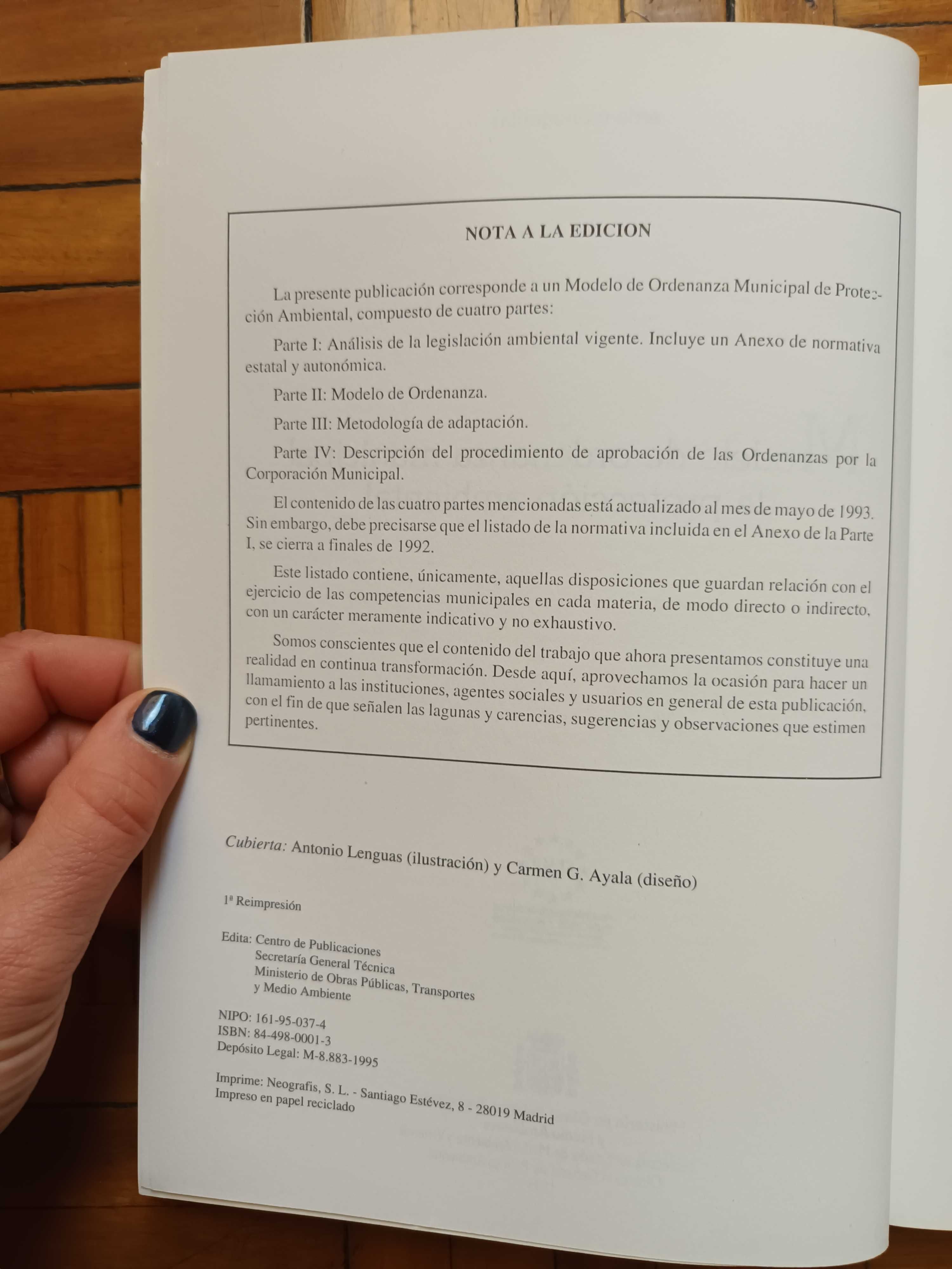 Modelo de ordenanza municipal de protección ambiental (Livro)