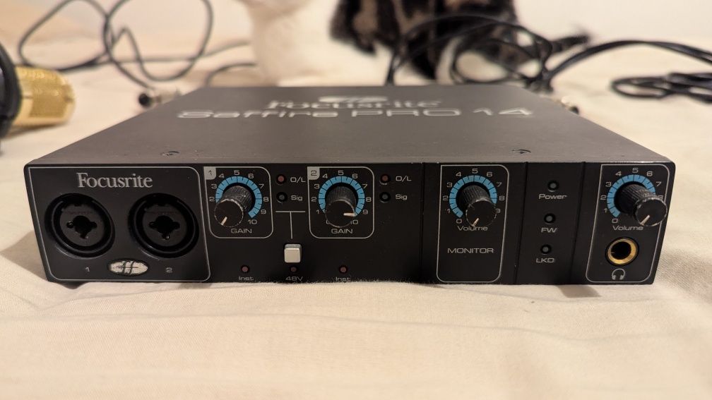 Focusrite Saffire PRO 14 zestaw!