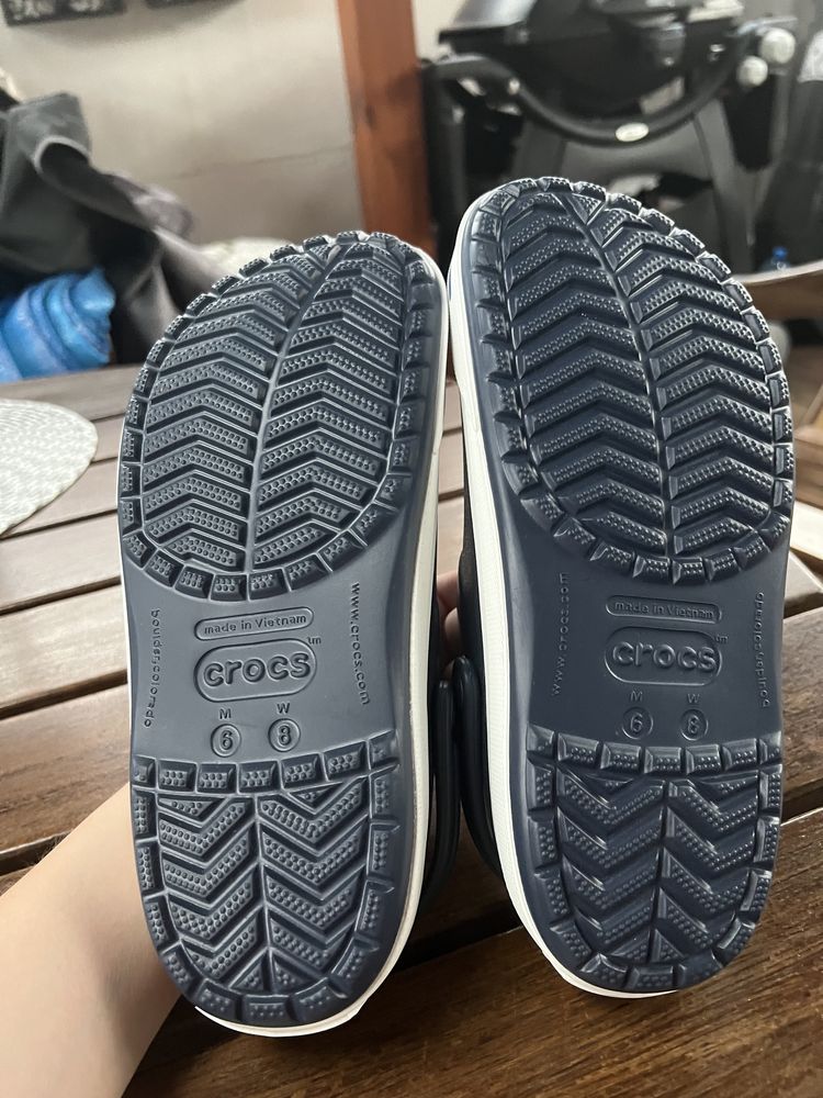 Buty crocs granatowe W8 rozm 38-39 nowe crocbandII