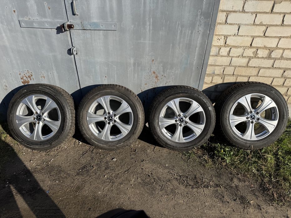 Диски mercedes с резиной bridgestone