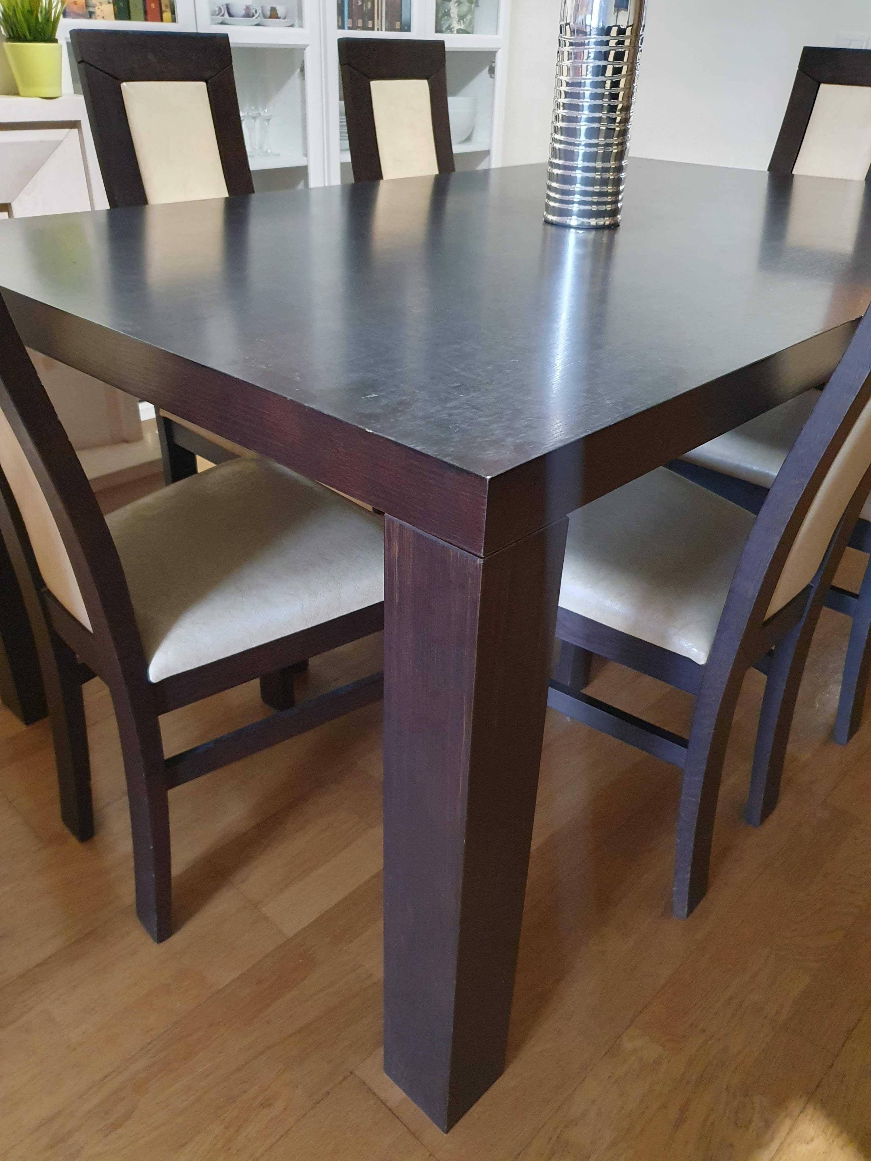 Mesa de sala jantar + 6 cadeiras