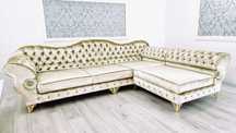 Narożnik PRESTON BIG Gold 308 x 200 Producent / Glamour