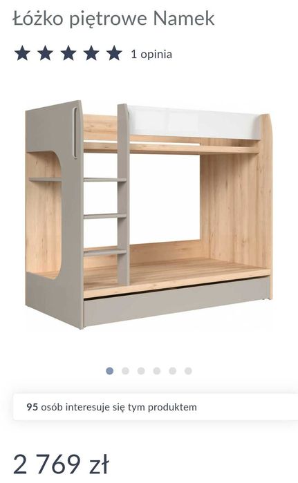 Łóżko piętrowe Namek