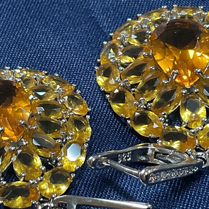 Brincos prata 925 medida de 5 cm