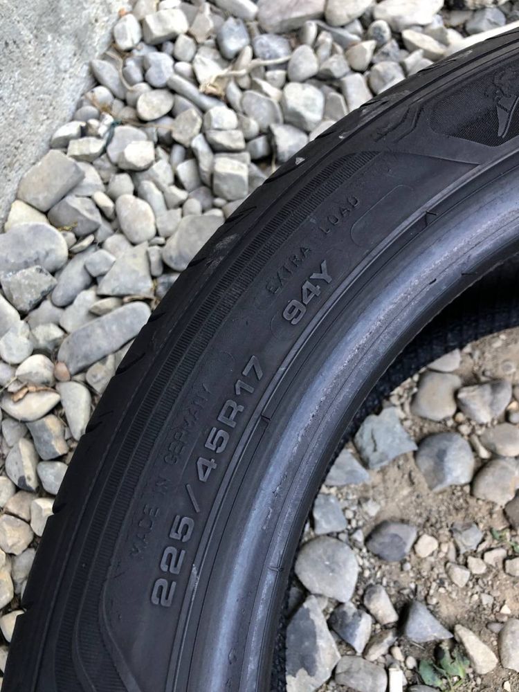 Шини 225/45 r17 GoodYear Літо 2шт 2018рік (451)