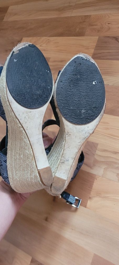 Trampki damskie Prada i sandały  Armani 37,5