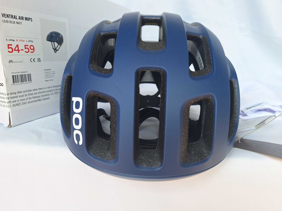 Kask rowerowy szosowy Poc Ventral Air Mips Lead Blue Matt M 54-59cm