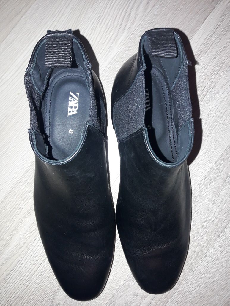 Черевики чоловічі шкіряні ZARA 42 весна - осінь.  р.