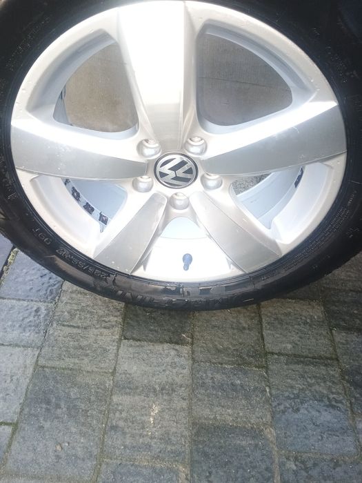 Koła Tiguan 17 et 43. Nowe opony!