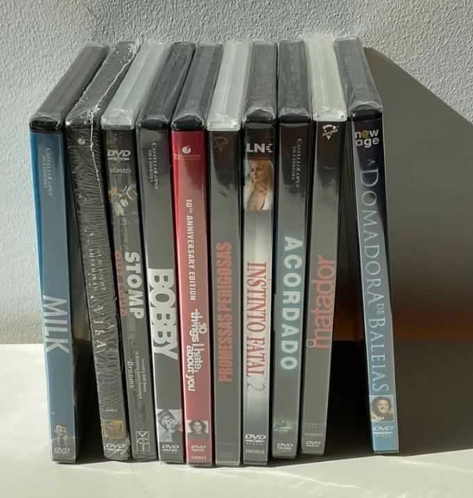 Coleção de DVDs originais