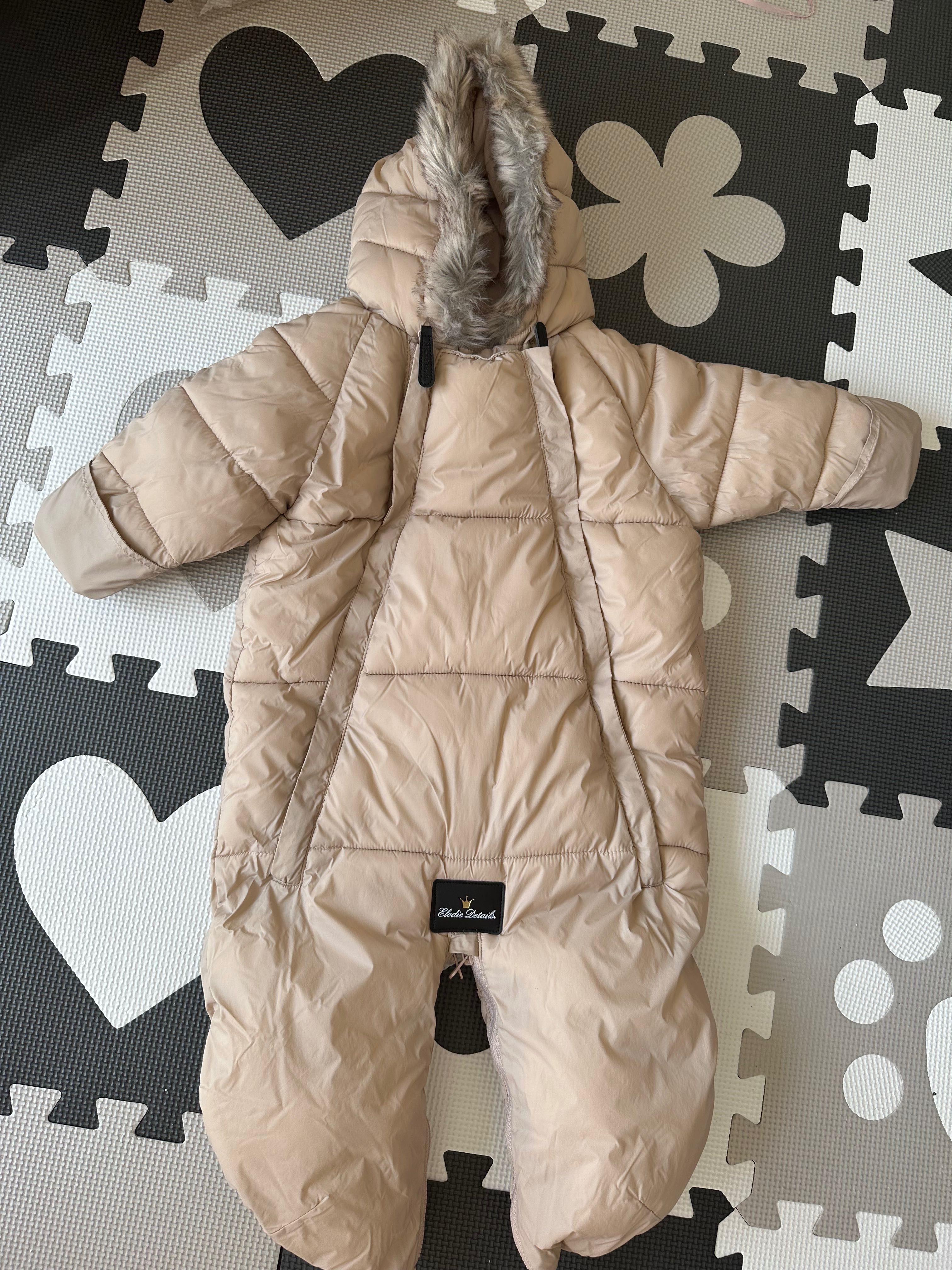 Kombinezon zimowy Elodie Details, 0-6 miesięcy Powder pink/pudrowy róż