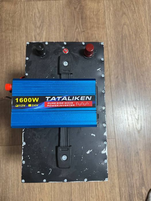Аккумулятор/ інвертор LiFePo 3,8квт 12 v + інвертор Tataliken 1600 w