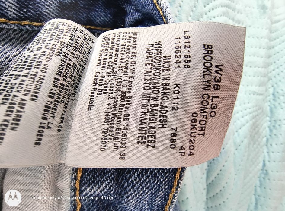 Jeansy Lee Brooklyn comfort 38/30