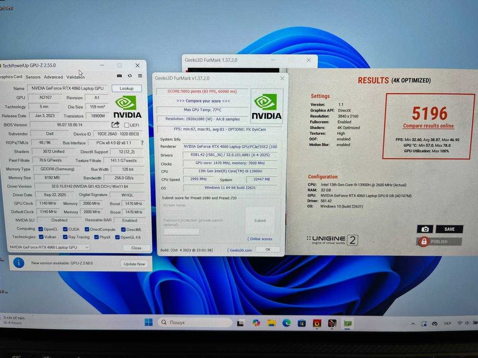 Ноутбук Dell XPS 15 9530 15.6" i9-13900H 32GB RTX4060 8GB 1TB M.2