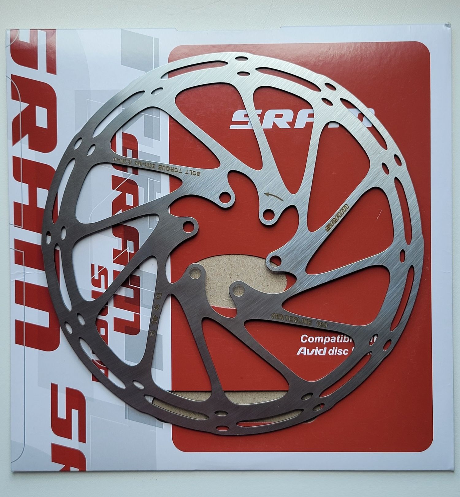 Ротор Avid Sram Centerline 160/180/203 мм.