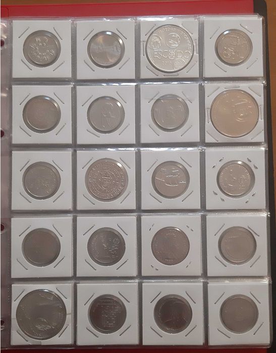 Coleção moedas comemorativas