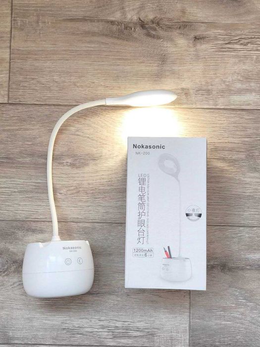 Настольная лампа Nokasonic NK-200 аккумуляторная сенсорная