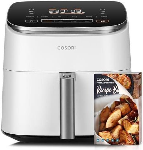 Cosori dc601 6l turboblaze bial frytkownica beztłuszczowa