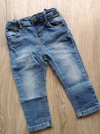 Spodnie dżinsowe jeansowe Zara r. 86 stan idealny