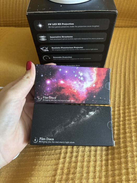 Проектор-нічник зоряного неба Galaxy Projector, світильник, планетарій