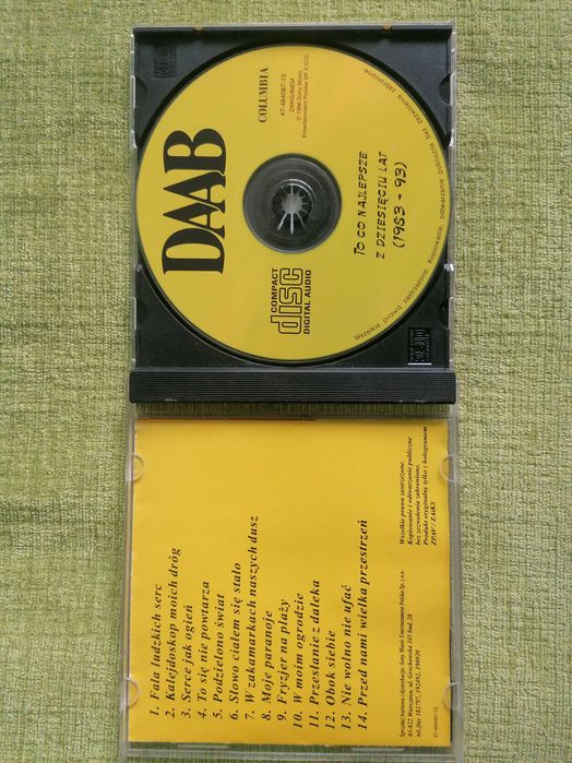 Płyta CD DAAB To co najlepsze z dziesięciu lat (1983-93) wydanie 1996