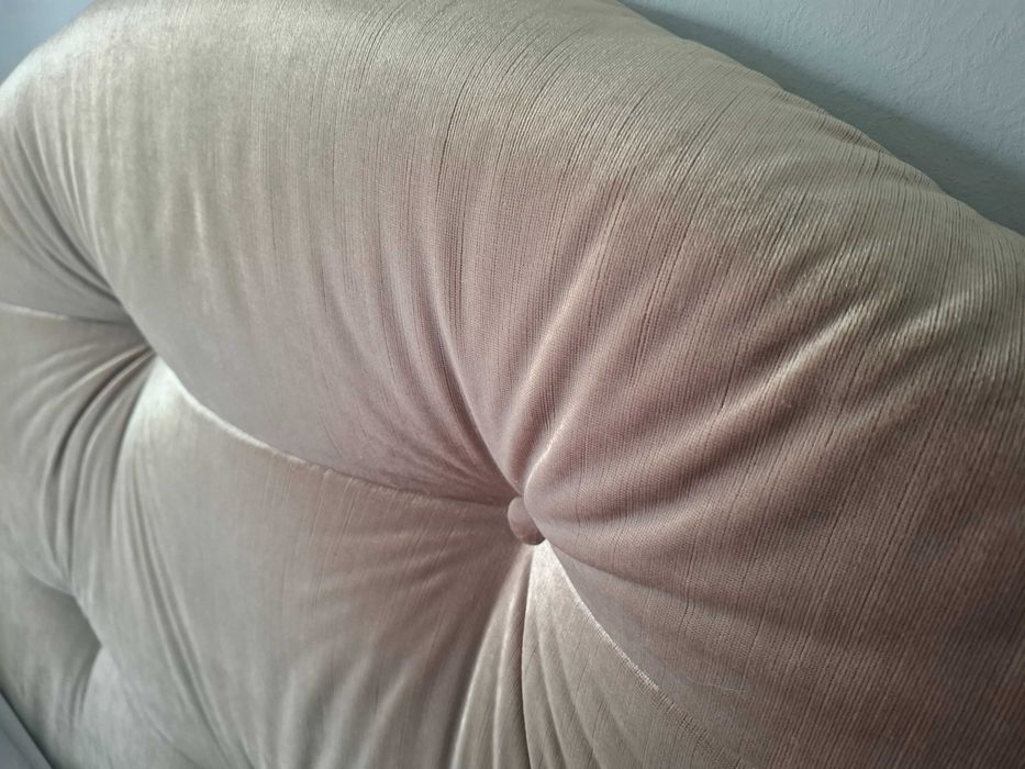 aksamitny zagłówek do łóżka 170 cm