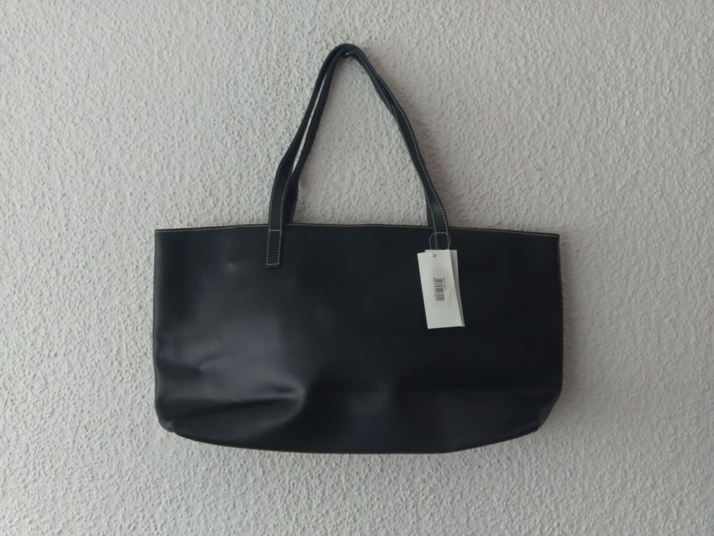 Made in Italy
Czarna skórzana torba torebka ekskluzywna