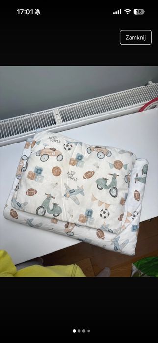 Komlet do łóżeczka 70*100 + podusia plaska