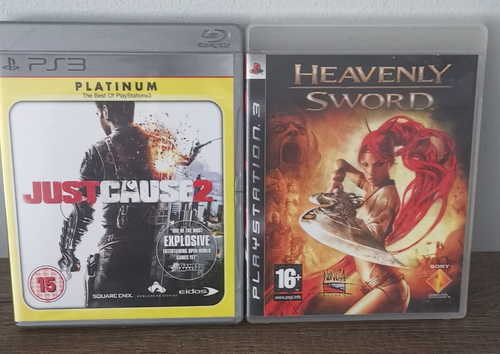 Heavenly sword & Just cause 2 playstation 3