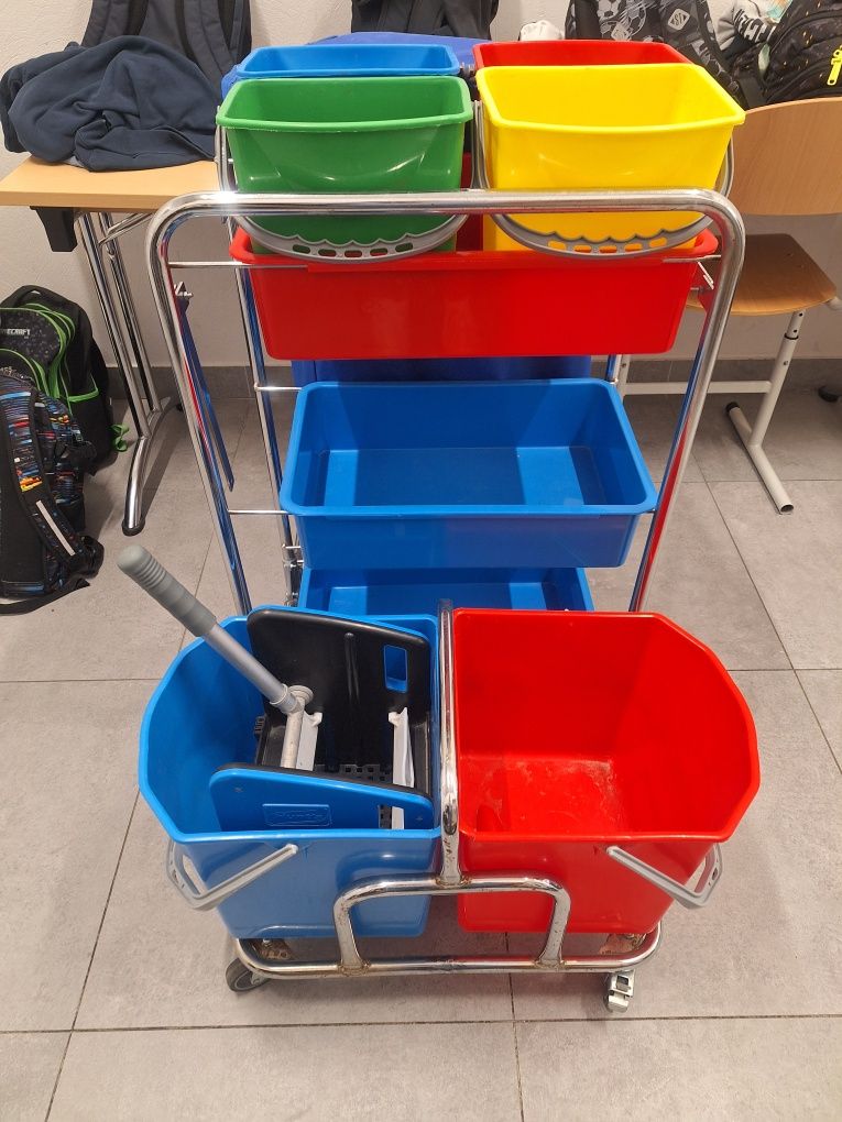 Zestaw do sprzątania profesjonalny wózek